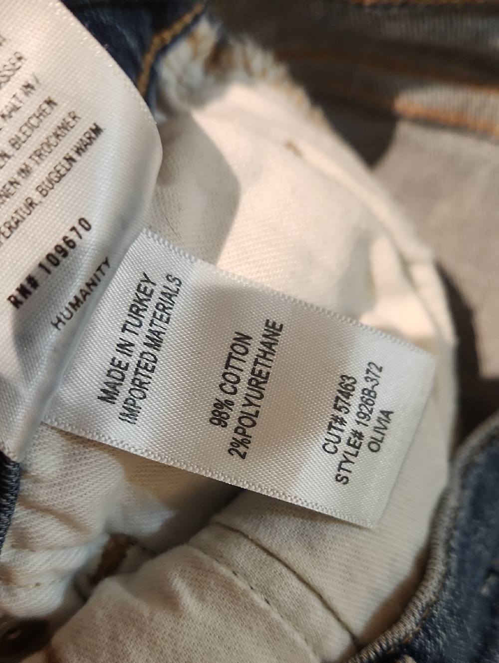 ❤️ NWOT! CITIZENS OF HUMANITY OLIVIA HIGH RISE SLIM ANKLE JEANS, 8 (29) - Picture 12 of 14